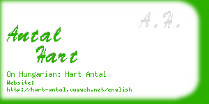 antal hart business card